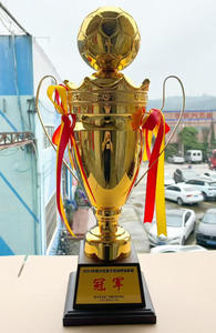 Trofeo de fútbol de plástico Shanchen, Copas de diseño personalizado en blanco, <span class=keywords><strong>Copa</strong></span> Trofeo, fabricación de medallas y trofeos de campeón de fútbol de oro - Product Image 3