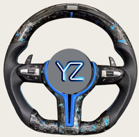 Volant en fibre de carbone YZ LED RPM pour BMW F10 F30 E46 E60 F15 F90 F80 G20 G30 M3 M4 M5 M530i, pièces de tuning pour l'intérieur de la voiture