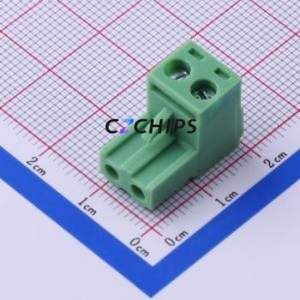 KF2EDGK-5.0-2P Plug-in Terminal Block P=5mm Connector ( Connector Type: Plug )( Construction: 1x2P )( Pitch: 5mm ) - Product Image 1