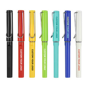 Bolígrafos de Gel de Tinta Negra con Logotipo Personalizado Premium, Diseño Personalizado, Bolígrafo Promocional de Plástico de 0.5 mm - Product Image 1