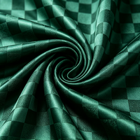 Tissu Jacquard Personnalisable en Polyester Métallisé Dobby 75D, Surface Lisse, Largeur 58/60 pouces, Idéal pour Doublure d'Emballage et de Boîtes