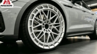 Jantes en alliage d'aluminium forgé concaves brossées or avec logo personnalisé pour modèles Mercedes Classe S Maybach 19-24 pouces