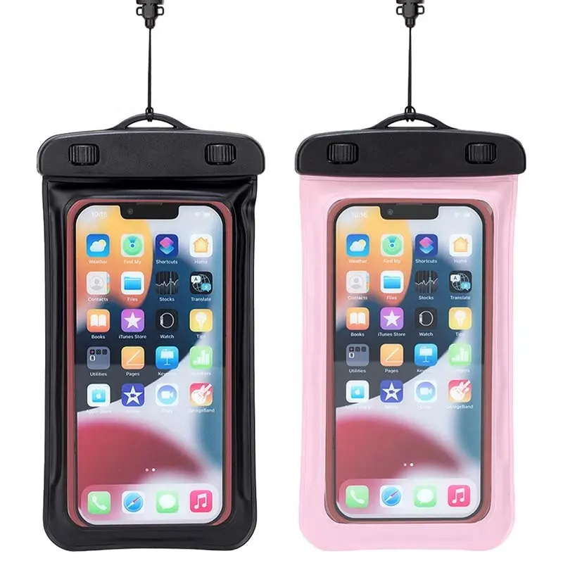 Yuanfeng Nieuwe Waterdichte Pvc Zachte Mobiele Telefoon Case Touchscreen Zwemmen Mobiele Telefoon Tas Geschikt Voor Buiten