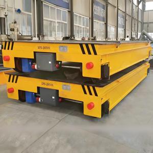 Công Nghiệp 1T-10T Đường Sắt Đi Bộ Điện Phẳng Xe Với Điều Khiển Từ Xa Trackless Hội Thảo Agv Tự Động Cần Cẩu Xe - Product Image 4