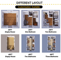 Maison préfabriquée extensible de luxe, unité de logement modulaire, cabine de bureau portable pour usage résidentiel