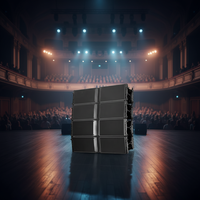 Haut-parleur Line Array professionnel passif à trois voies de 12 pouces, en alliage d'aluminium néodyme et contreplaqué de bouleau russe, pour grandes scènes