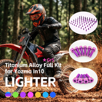 Titan-Schraubensatz für Yozma in 10 Elektrisches Dirt Bike Ti6Al4V Befestigungs-Upgrade-Set