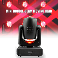 Mini projecteur à double tête 180W DMX512 avec modes Maître/Esclave et Son Automatique pour Karaoké, Soirées en direct et Événements