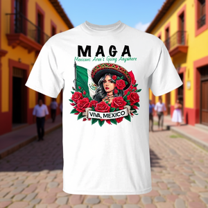 Camiseta Promocional para Mexicanos de Maga: Para Quienes No Vienen a Nada Más que A México - Product Image 2