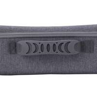 Étui personnalisable de luxe décontracté en mousse EVA moulée et tissu laminé avec fermeture éclair pour manette PS5, mince, grande capacité, portable et simple