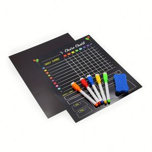 Imán de nevera personalizado, tablero de comportamiento y tareas, tabla de rutina, horario visual diario para niños, magnético - Product Image 3