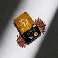 Livraison rapide, sachets de café personnalisés pour grains de café, nourriture pour animaux, fermeture éclair, dégradable, résistant à l'humidité, 3 à 4 couches, PET durable