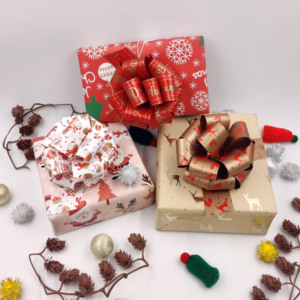 Emballage cadeau de style floral <span class=keywords><strong>ruban</strong></span> en plastique bas prix grand nœud à tirer pour mariage anniversaire décoration de noël <span class=keywords><strong>ruban</strong></span> cadeau à pompon - Product Image 4