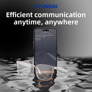 Occhiali Smart AI con Bluetooth, Interpretazione Multilingue in Tempo Reale (100+ Lingue), Display a Colori, Ascolto Musica, MOQ Basso, Personalizzabili - Product Image 3
