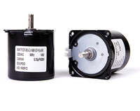 Moteur micro à basse vitesse AC220V 60KTYZ, moteur synchrone à aimant permanent 14W 2,5 tr/min, moteur à engrenages