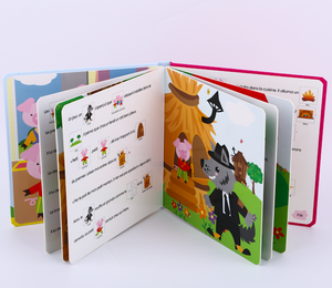 Professionisti bambini 3D Pop-up servizio di stampa del libro Boardbook stampante utilizzando carta Offset per la <span class=keywords><strong>letteratura</strong></span> per bambini - Product Image 5