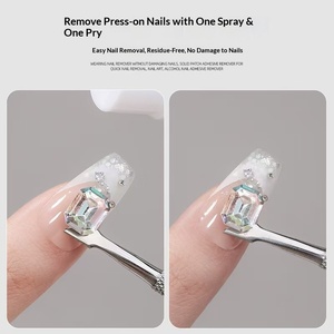 Dissolvant liquide pour ongles non agressif, dégraissant à base d'alcool, 100 ml, pour une élimination rapide - Product Image 3