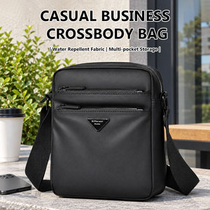 <span class=keywords><strong>Borsa</strong></span> a <span class=keywords><strong>Tracolla</strong></span> Leggera in Poliestere Impermeabile, Multicomparto, Resistente, alla Moda, Casual da Uomo per Affari - Product Image 1