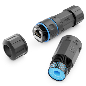 Connecteur de câble réseau RJ45 extérieur étanche à la poussière et à l'eau CAT6/CAT6A/CAT7 IP68, coupleur RJ45 extérieur LAN <span class=keywords><strong>DSL</strong></span> - Product Image 5