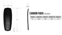Fibre de verre ou fibre de carbone 14L Hyrdo Rigid Foil Board Fabricants Wake Wakefoil Kitefoil Foilboard Kite Foilboard
