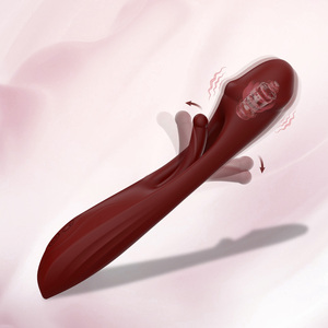 Großhandel Neuer Silikon G-Punkt Vibrator 12 Frequenzen Wasserdicht Wiederaufladbar Erwachsenen-Masturbationsspielzeug - Product Image 1