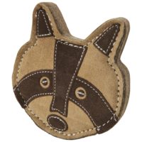 Jouet à mâcher pour chien en feutre de laine écologique fait main, en cuir de vache, pour raton laveur, durable, pour la dentition des chiots, jouet molaire, anti-anxiété, interactif pour animaux de compagnie