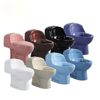 Sud-américains vert Sanitarios Inodoro articles sanitaires cuvette de toilette piédestal bassin évier salle de bain une pièce en céramique Wc ensemble de toilette