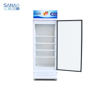 Fabrik Direkt preis Mini Kühlschrank Kalt getränk Eintüriger Display Kühlschrank mit Glastür