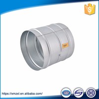 220V 24nm acier galvanisé et actionneur inoxydable rond amortisseur de conduit d'air contrôle de Volume motorisé circulaire