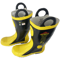 Fabricant de bottes de sécurité incendie chinoises, norme CE BSEN, bottes en caoutchouc pour la lutte contre les incendies