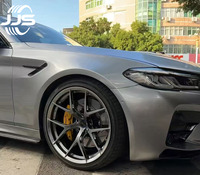 JJSEES Nouvelles jantes forgées en alliage d'aluminium 17-22 pouces 5x112/114.3/120 à rayons multiples pour Audi, Mercedes, M3/M2/M4