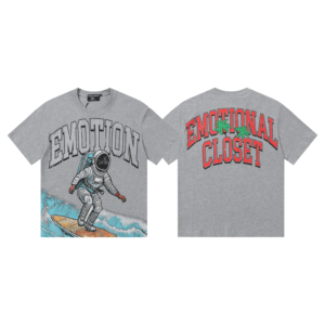 เสื้อยืดสตรีทแวร์ลายกราฟิกสำหรับผู้ชาย คุณภาพสูง เนื้อผ้าหนา 100% คอตตอน ผสมผสานอารมณ์แบบสปอร์ต แขนสั้น สไตล์ลำลอง - Product Image 4