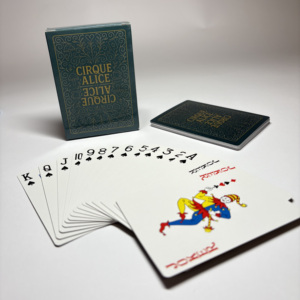 Jeu de cartes de poker publicitaire personnalisé, écologique, durable, avec logo de marque, coins arrondis, emballage en papier, promotionnel, pour usage familial - Product Image 2
