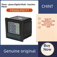 Compteur électrique intelligent multifonction triphasé Chint avec affichage LCD à code segmenté PD666/PD7777 380V Fréquence électrique