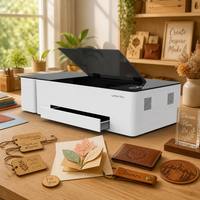 Graveur et découpeur laser CO2 60W 500x300mm encastré avec caméra 4K, mise au point automatique, refroidissement par eau et filtre HEPA pour le bois, l'acrylique et les applications professionnelles