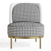 Chaise de salle à manger moderne rembourrée Belucci au design élégant, assise douce et confortable, pieds en bois de hêtre massif pour la maison et l'hôtellerie