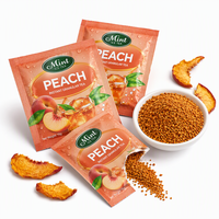 Instant Sweet Peach Tea with Sugar and Tea for Adults Box Packaging Hot/Cold Water Brewing