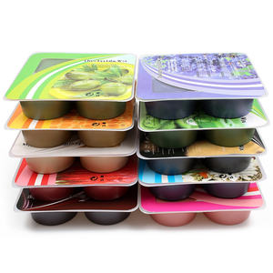 Blocs de <span class=keywords><strong>cire</strong></span> dure infusés à la lavande 500g personnalisables OEM avec plateau de rangement en plastique pour l'épilation professionnelle - Product Image 5