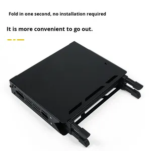 Yeni hafif alüminyum alaşım ayarlanabilir hız açık IGT açık kamp taktik katlanır masa dış mekan mobilyası 1-2 kişi - Product Image 3