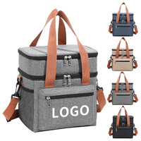 Sac isotherme double couche pour livraison de repas, en tissu Oxford 300D imperméable, avec impression de logo – Meilleures ventes