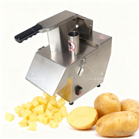Machine à découper les légumes électrique à bas prix, trancheuse, hachoir, machine à couper la noix de coco, machine à découper les chips de manioc, machine à découper les légumes en dés