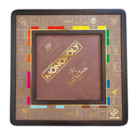 Jeu de société de luxe personnalisé St Andrews Deluxe Bespoke Monopoly sous licence, pour adultes et enfants, personnalisable pour la famille