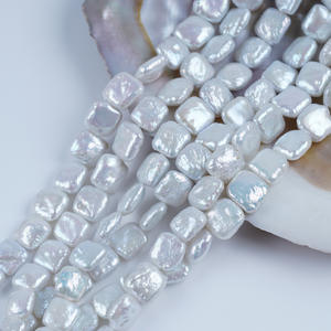 ไข่มุกน้ำจืดทรงบาร็อคแบบก้อน ขนาด 10-12 มม. สำหรับทำสร้อยข้อมือ สร้อยคอ DIY - Product Image 3