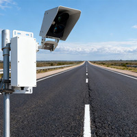Système intelligent de surveillance du trafic et de la météo IoT, matériau ASA, communication Modbus, station météorologique routière, capteur de visibilité