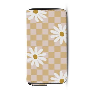 New Arrival Custom Hawaii Flower Design Multi-functional Ladies <b>Wallets</b> Fashion Card Cash Purses and Handbags <b>Wallet</b> for Women - Product Image 6
