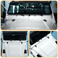 Nouvelle conception de pièces de carrosserie automobile, charnière de capot en acier noir antirouille pour Land Rover Defender 90 110 130