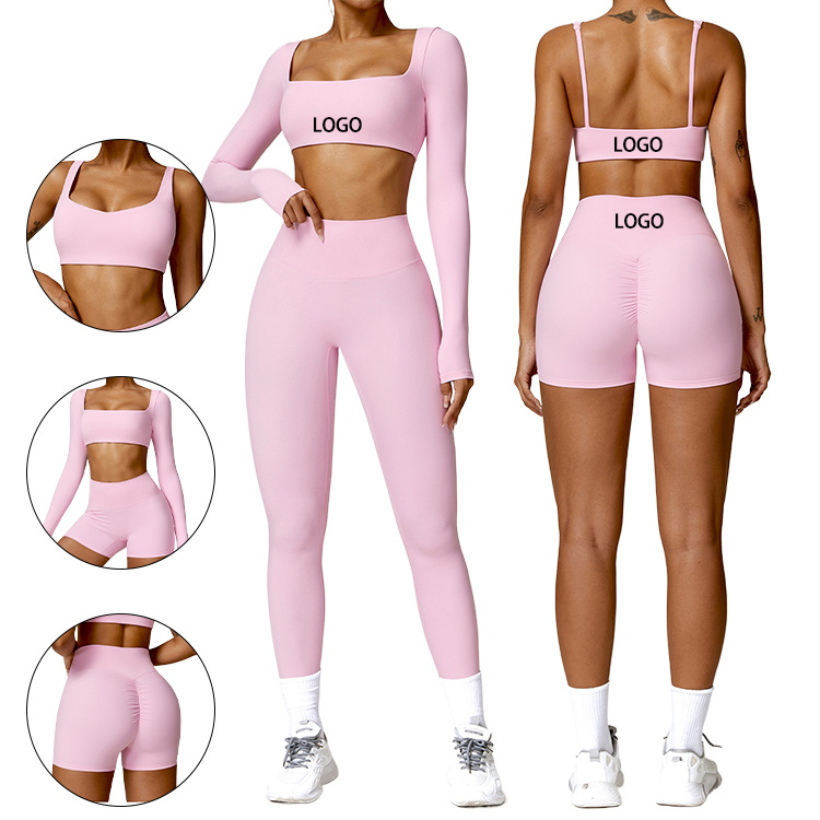 Custom Yoga Set Sports Outfit Scrunch