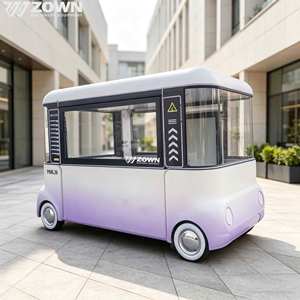 Camion de restauration mobile électrique polyvalent, chariot de vente tout-en-un, ensemble complet pour la vente de nourriture de rue, de boissons et de desserts - Product Image 1