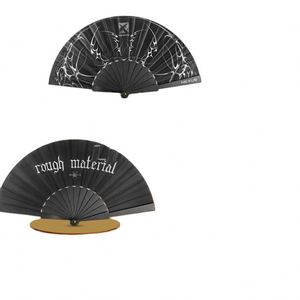 Éventail en plastique PVC personnalisé de 23 cm, en gros, avec divers styles et motifs, pour la décoration intérieure, les cadeaux d'affaires et les occasions de Pâques - Product Image 1