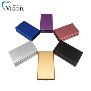 Support de fraises dentaires autoclavable en aluminium, 152 trous, boîte de rangement professionnelle pour stérilisation, blocs de polissage et de brosse - Product Image 2